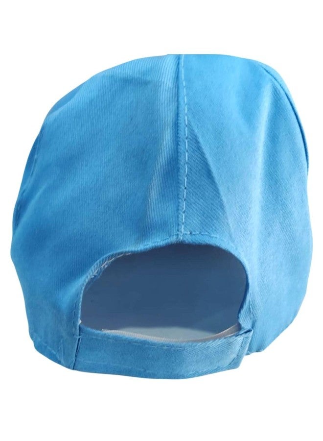 BookMyCostume Blue Cricket Cap for Kids & Adults - Sports Cap with Velcro Strap & Embroidered Cricket-Inspired Logo - Image 4